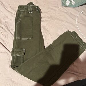 Olive Green Cargo Pants